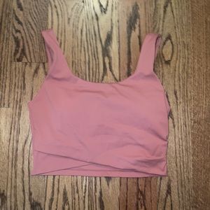 Halara Cropped Crossover Tank- Padded